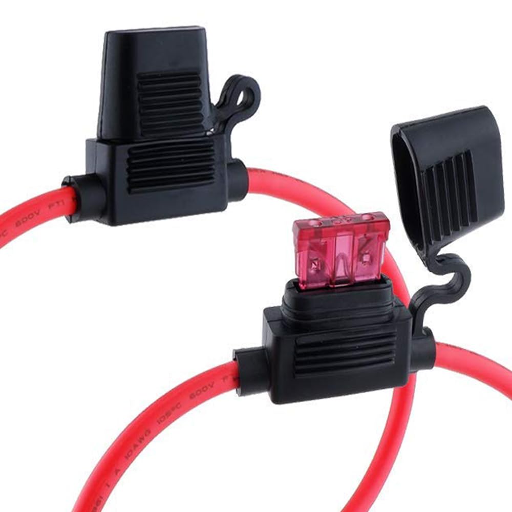 Gecheer Boîte à Fusibles Porte-fusible 10 Voies avec Kit de Lampe D Gecheer Boîte à Fusibles Porte-fusible 10 Voies avec Kit de Lampe D