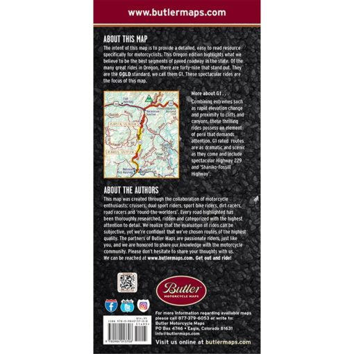 Oregon G1 Butler Map - 3rd Edition