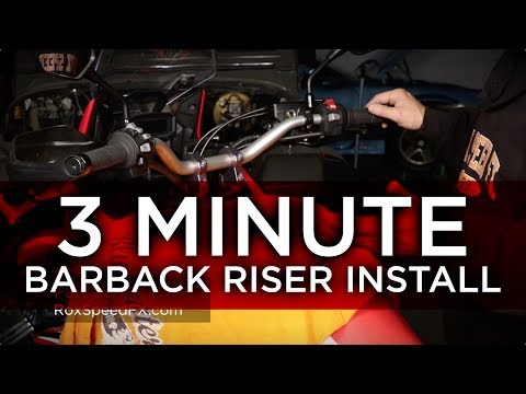 1 1/2" Up & 1" Back Offset Handlebar Risers - 1 1/8" Handlebar 39-42mm Spacing