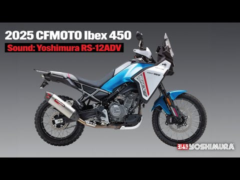 RS-12 Adventure Slip-On with Stainless Steel Muffler - CFMOTO Ibex 450 /MT 25-