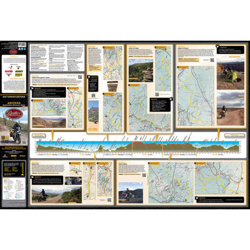 Arizona AZBDR Backcountry Discovery Route Map - 3rd Edition