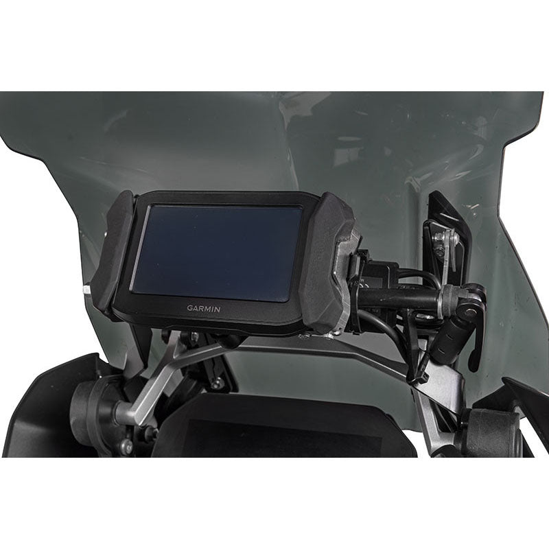 Windshield Stabilizer with GPS Mounting Bracket - BMW R1250GS /GSA, R1200GS 13-19 /GSA 14-19