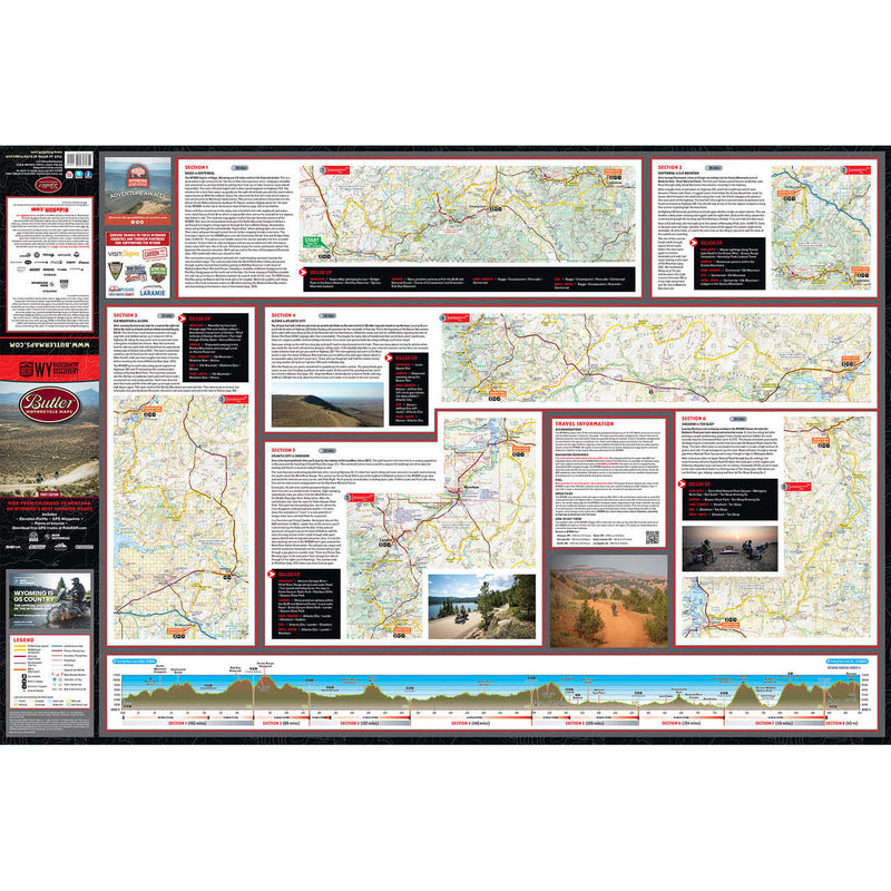 Wyoming WYBDR Backcountry Discovery Route Map
