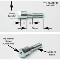 05 Bolt M8X30mm w/ M5 Internal Thread