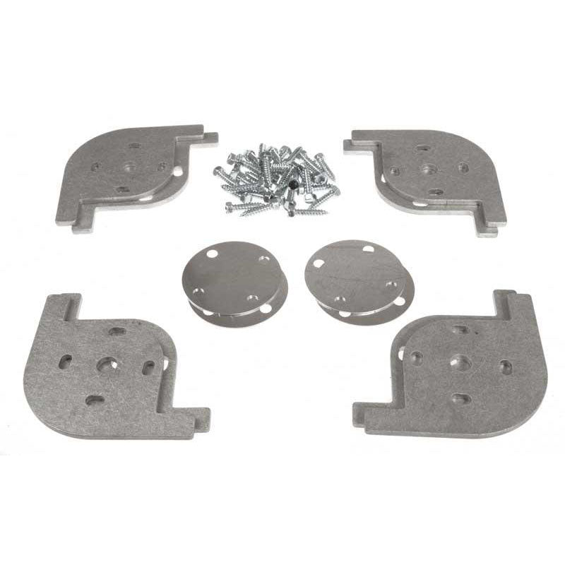 Adapter Plate Set - Zega Pro/Mundo Cases (for 2 Cases) - BMW R1150GS, R80GS, R100GS, G650X