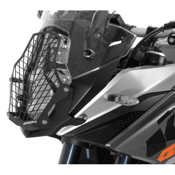Headlight Guard Stainless Steel Quick-Release Black/Black - KTM Adventure 1050, 1090 /R, 1190 /R all years & 1290 up to 2016