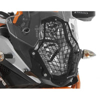 Headlight Guard Stainless Steel Quick-Release Black/Black - KTM Adventure 1050, 1090 /R, 1190 /R all years & 1290 up to 2016