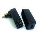 USB Charger Right Angle with DIN Connector for Accessory Socket Quick Charge