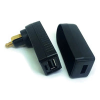 USB Charger Right Angle with DIN Connector for Accessory Socket Quick Charge