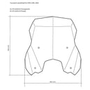 Windshield Large - KTM Adventure 1050, 1090 /R, 1190 /R