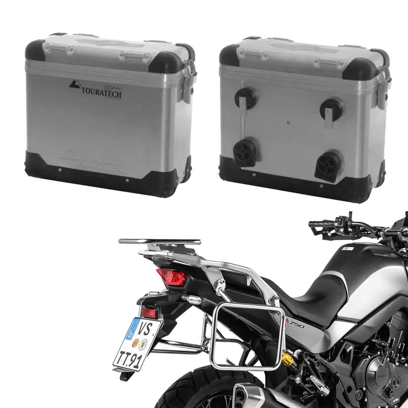 ZEGA Pro Side Cases System - Honda XL750 Transalp