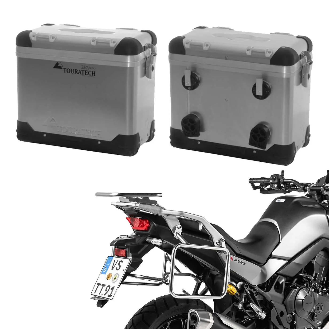 ZEGA Pro Side Cases System - Honda XL750 Transalp
