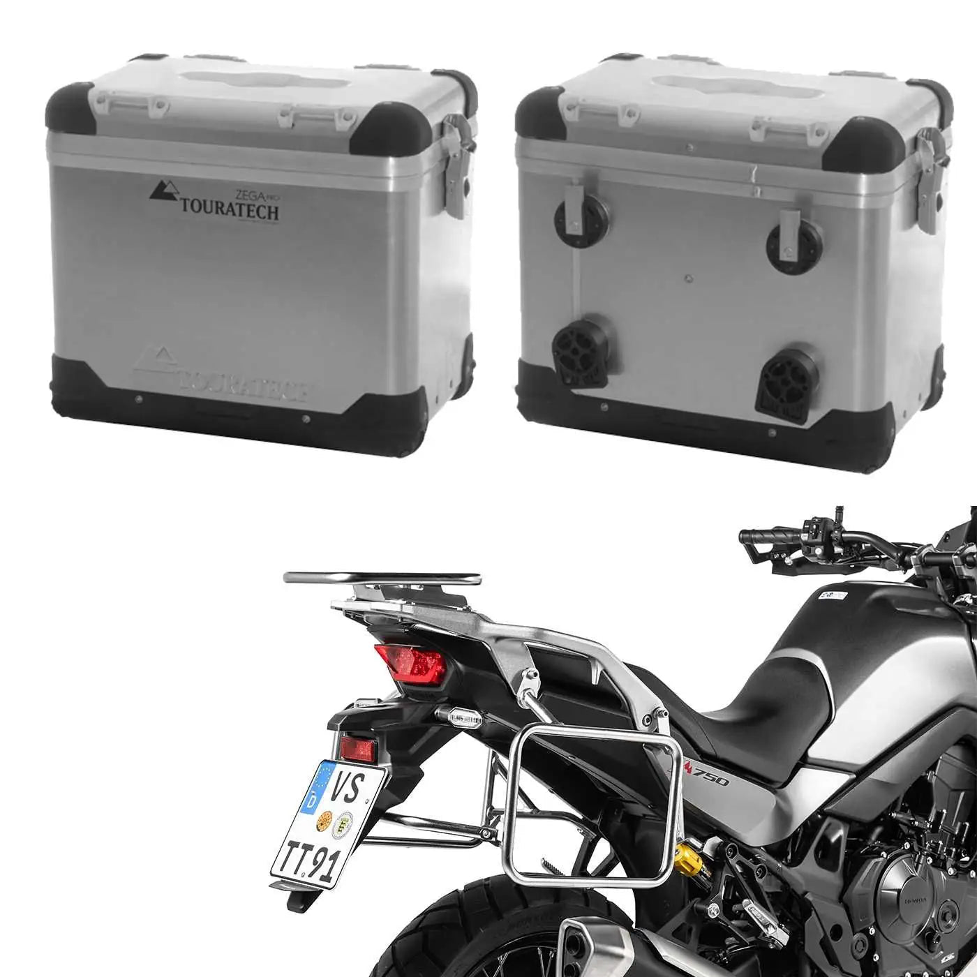 ZEGA Pro Side Cases System - Honda XL750 Transalp
