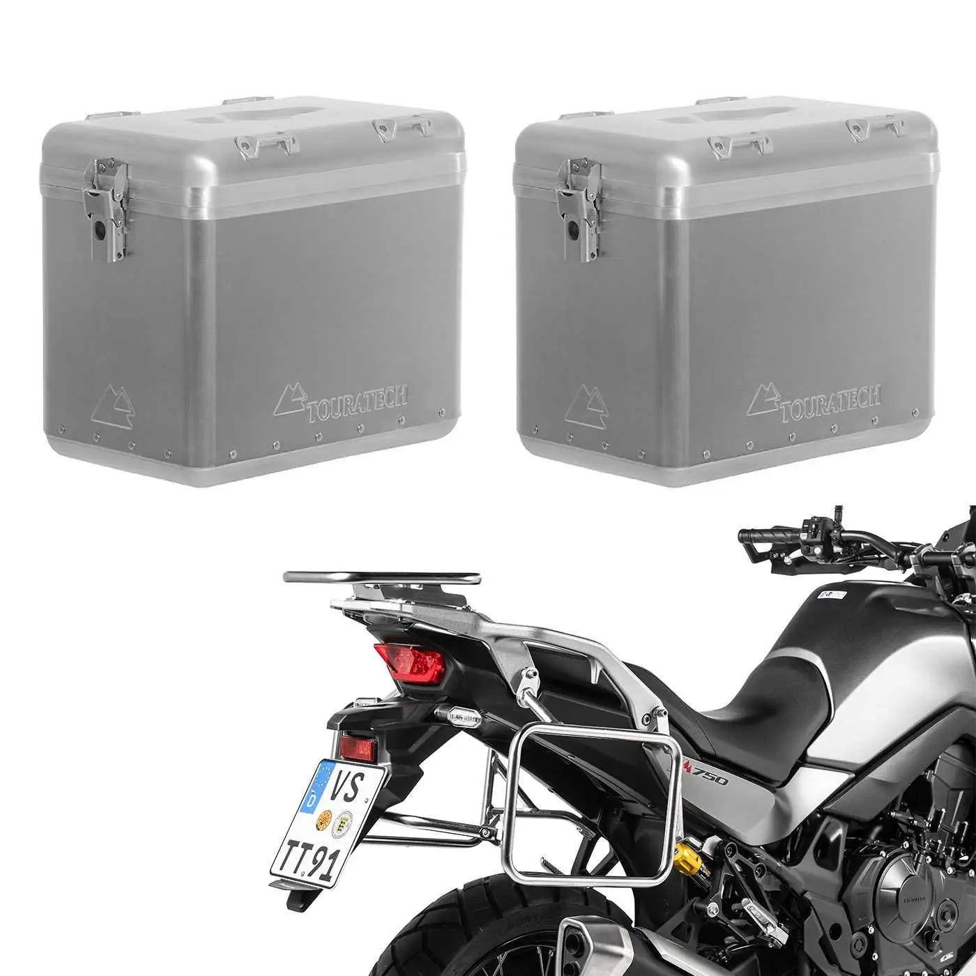 Système de Valises Latérales Zega Mundo - Honda XL750 Transalp