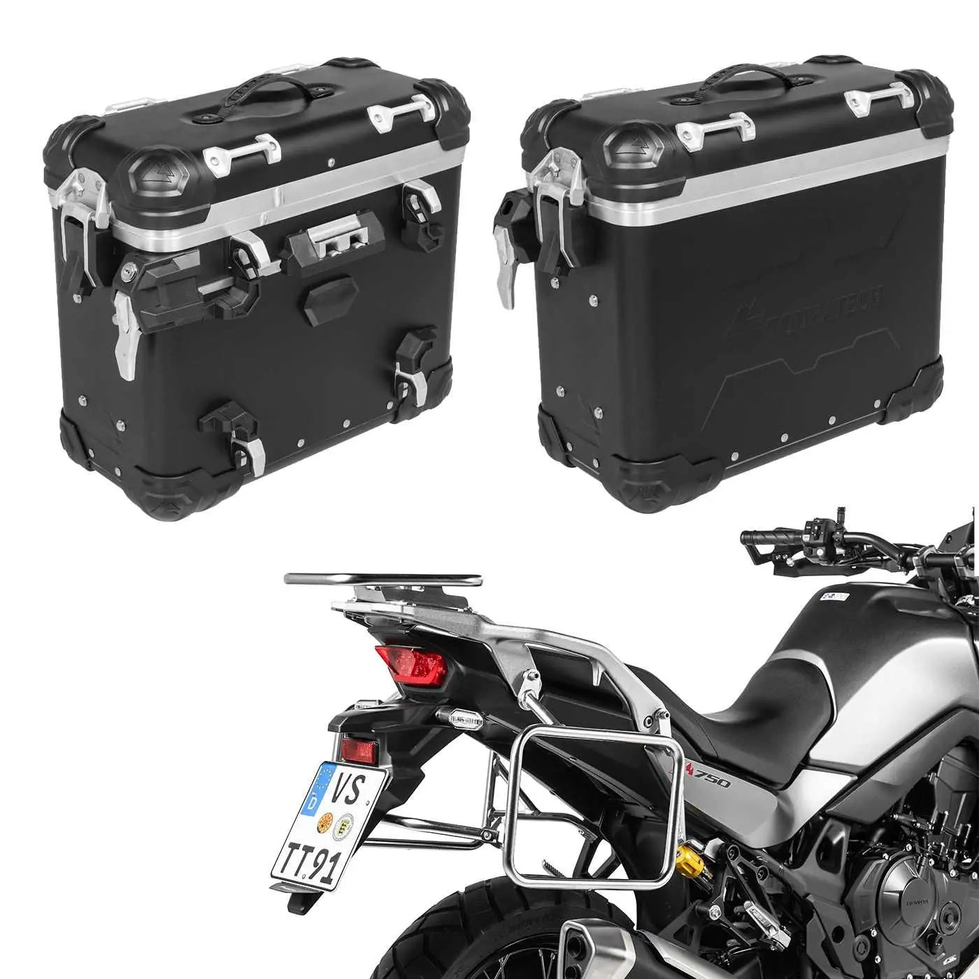 ZEGA EVO Side Cases System - Honda XL750 Transalp