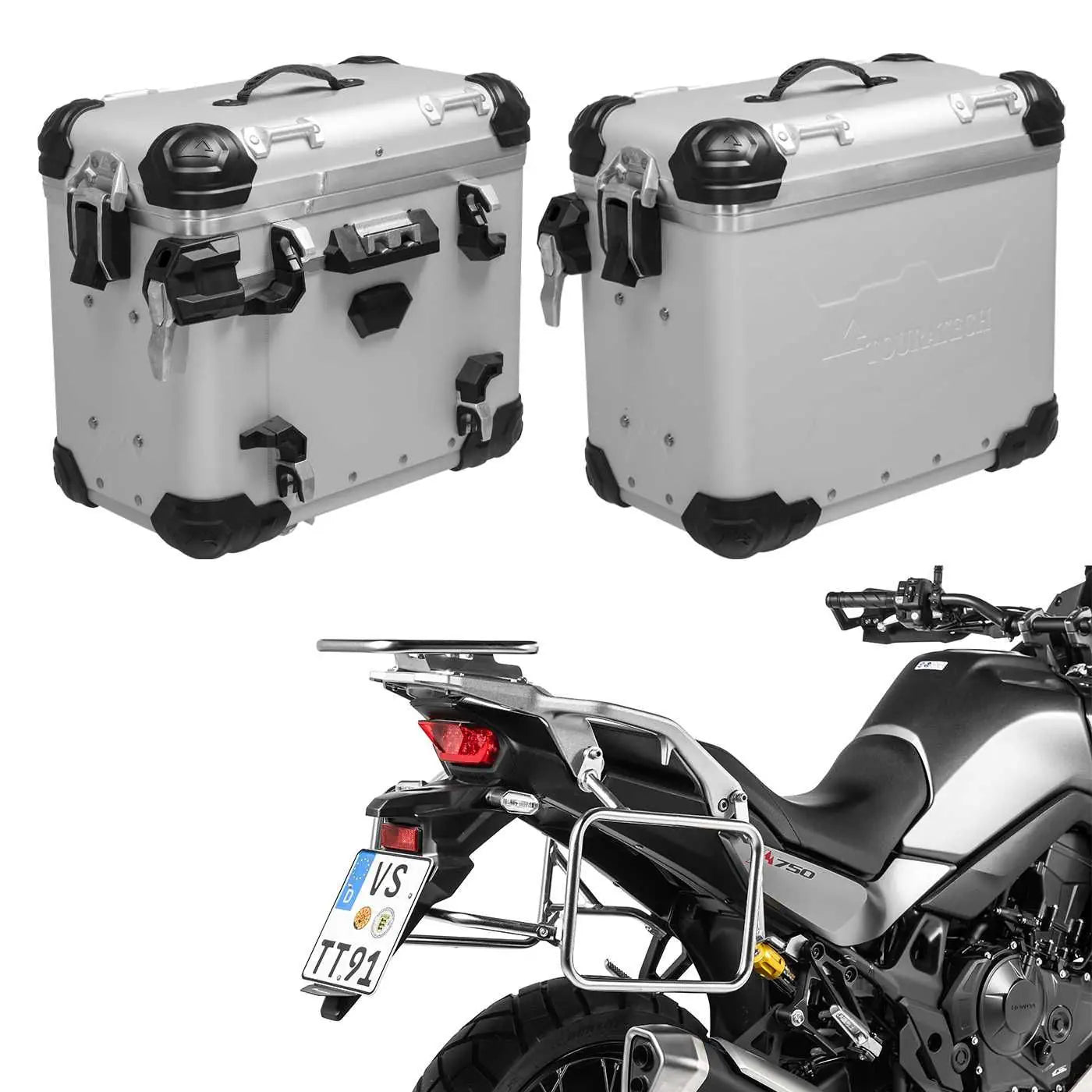 ZEGA EVO Side Cases System - Honda XL750 Transalp