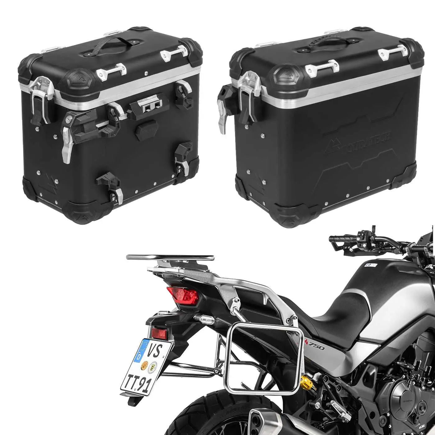 ZEGA EVO Side Cases System - Honda XL750 Transalp