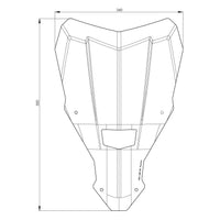 Windshield - Honda Africa Twin CRF1100L up to 2023