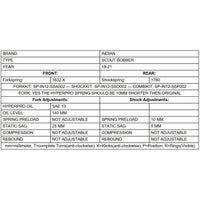 Black-T Progressive Fork Springs - Indian Scout Bobber 18-21