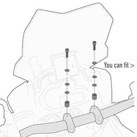 MOUNTING KIT for Ducati, Honda, Kawasaki, Suzuki
