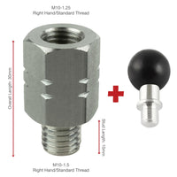 Thread Base with Ball Base for Tough Mirrors