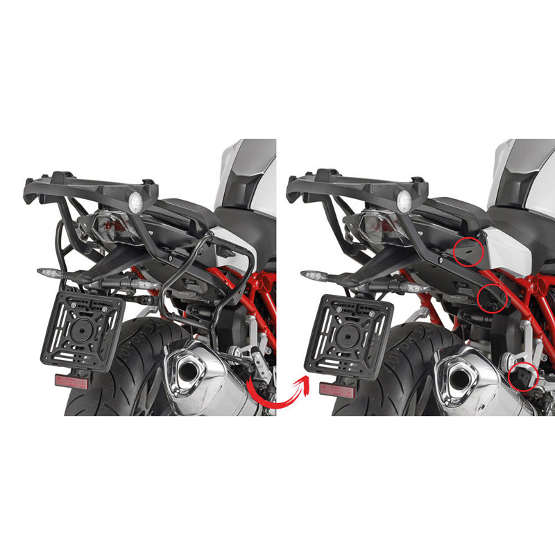 Rapid Release Side Case Racks for V35/37 - BMW R1250R 19- /RS 19-22, R1200R 15-18, R1200RS 15-18