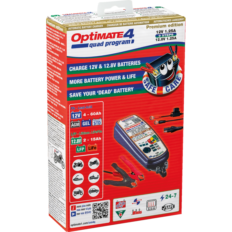 OPTIMATE 4 QUAD Premium Charger