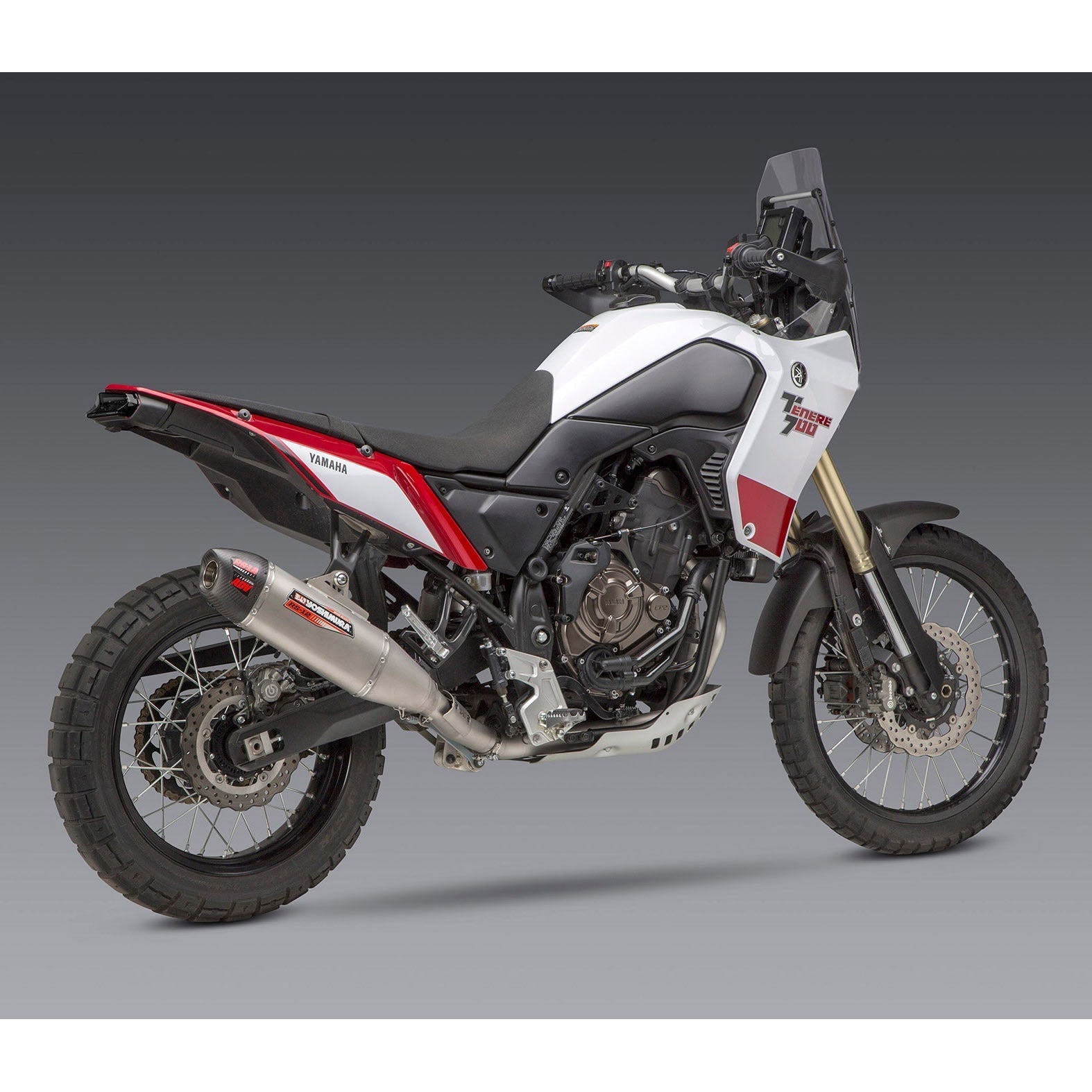 RS-12 Adventure Full Exhaust with Stainless Steel Muffler - Yamaha Tenere 700