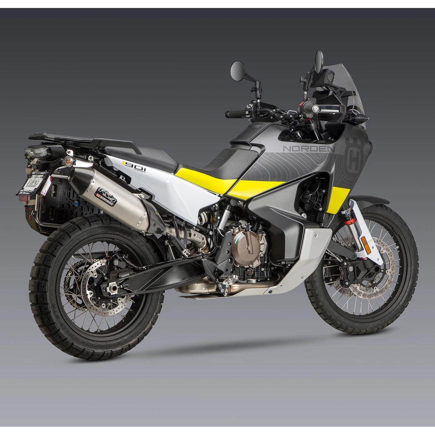 RS-4 Slip-On with Stainless Steel Muffler - KTM Adventure /R 790 19-, 890 21-, Husqvarna Norden 901