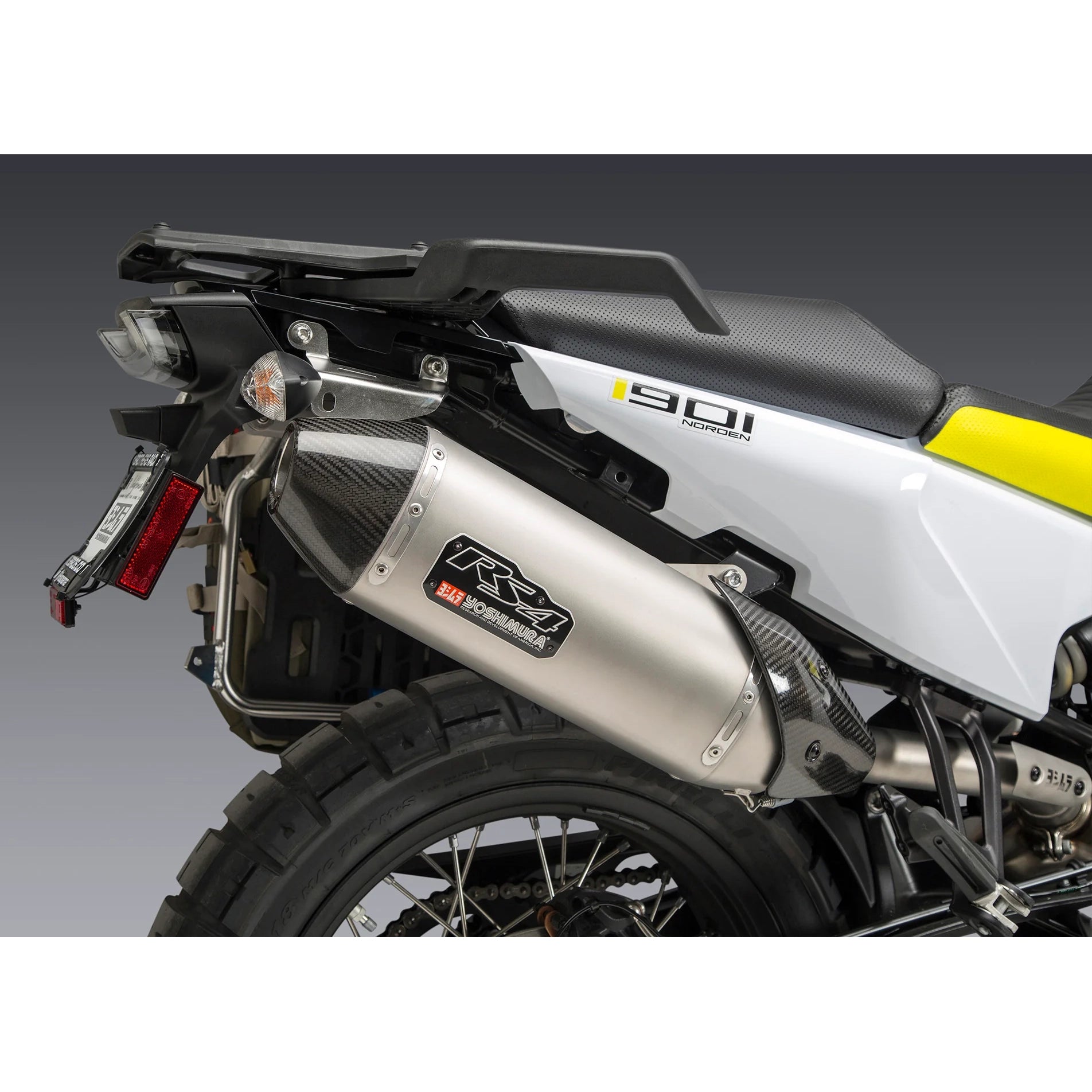 RS-4 Slip-On with Stainless Steel Muffler - KTM Adventure /R 790 19-, 890 21-, Husqvarna Norden 901