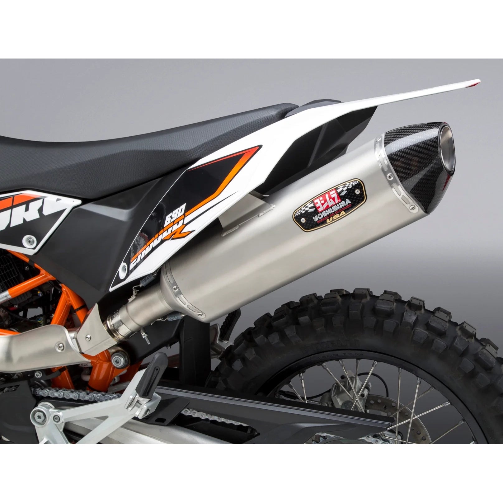 R-77 Slip-On with Stainless Steel Muffler - KTM Enduro R 690 14-18, Husqvarna 701 Enduro /Supermoto 16-22
