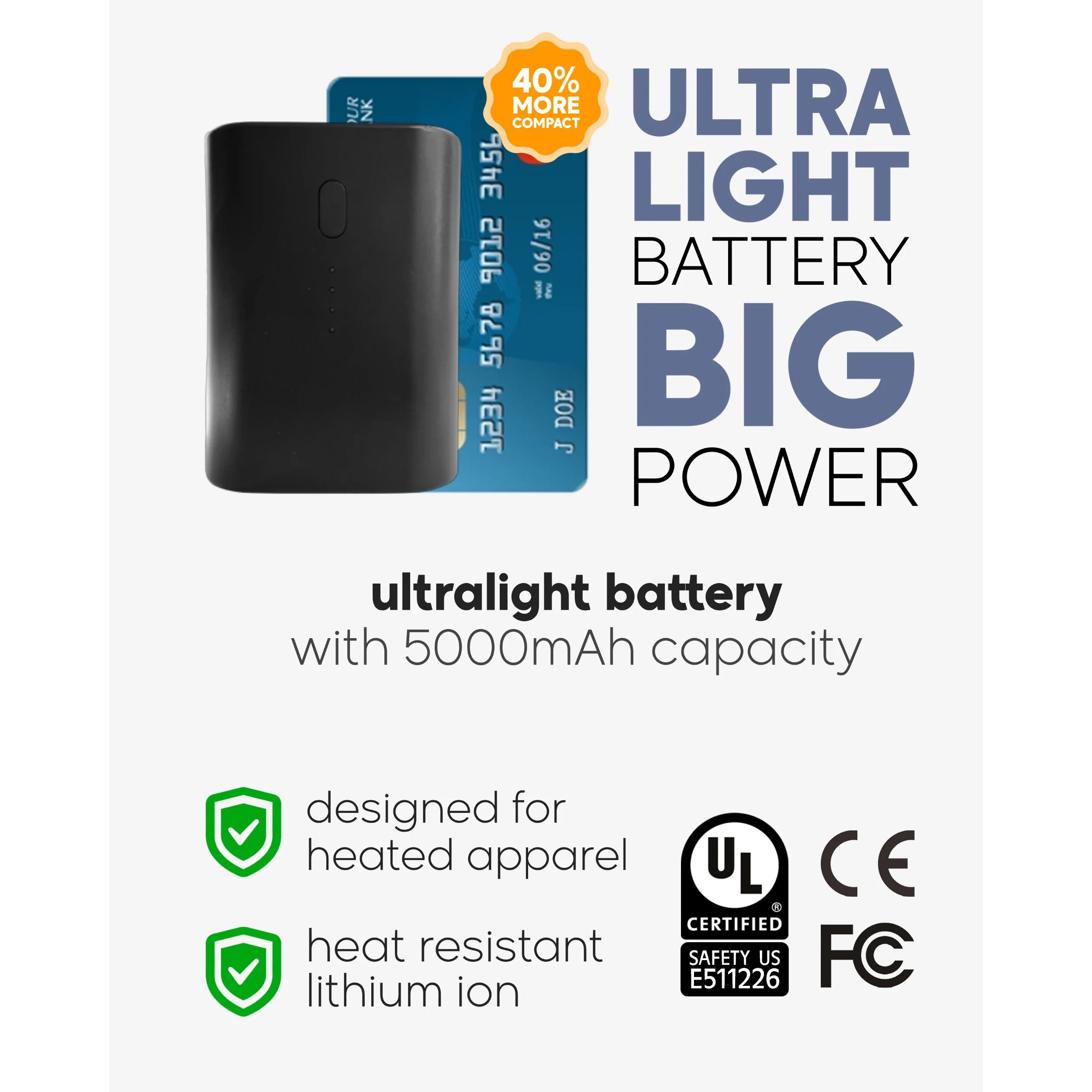 750B Rechargeable Battery 7.4V 5000 mAh