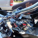 2", 3" or 4" Pivoting Handlebar Risers - V-Twin (Extended Stem)