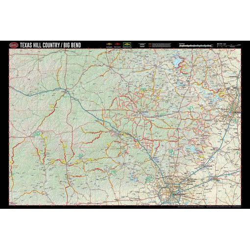 Texas Hill Country/Big Bend G1 Butler Map - 7th Edition