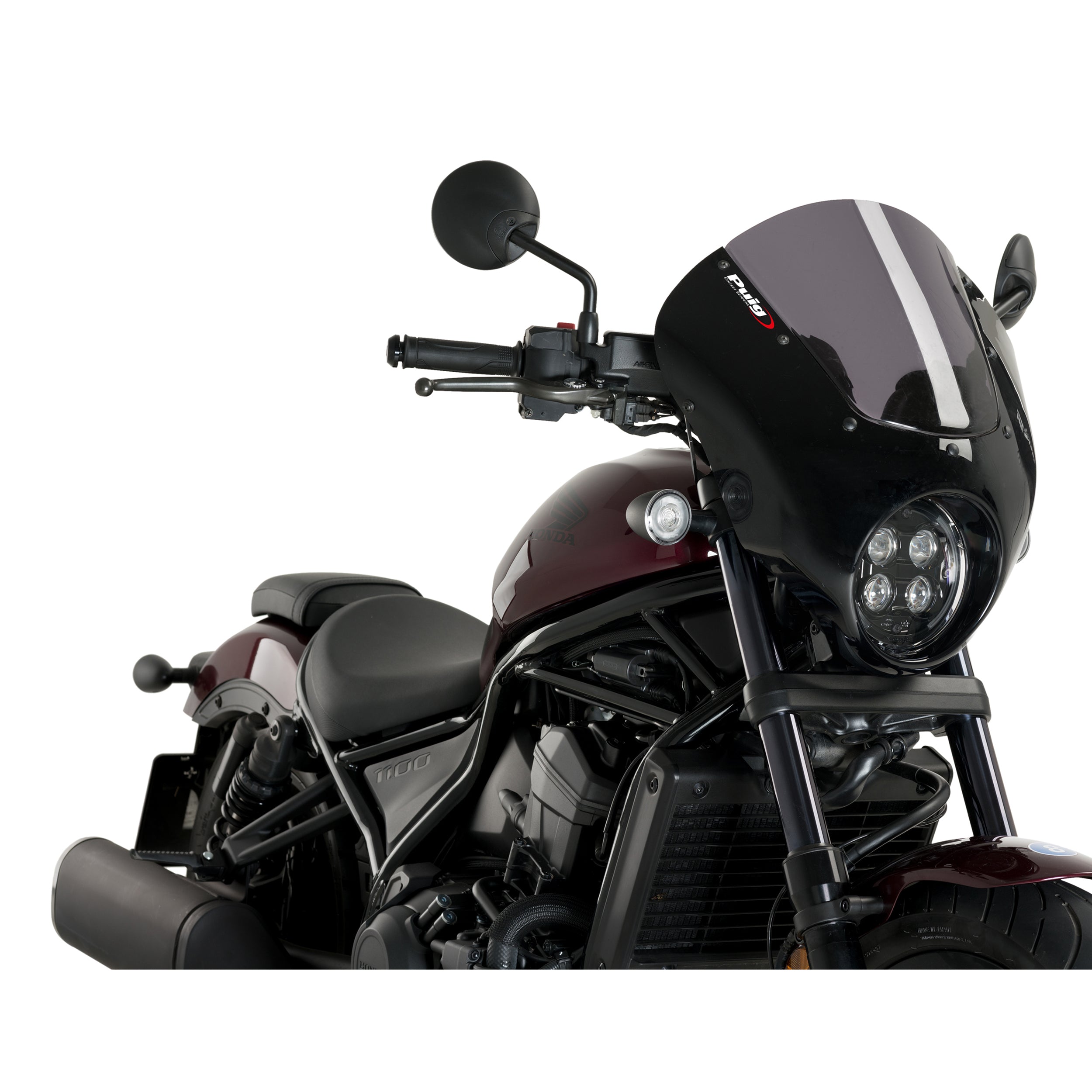 Dark Night Gloss Black Semi-Fairing - Honda CMX1100 Rebel 1100 21-