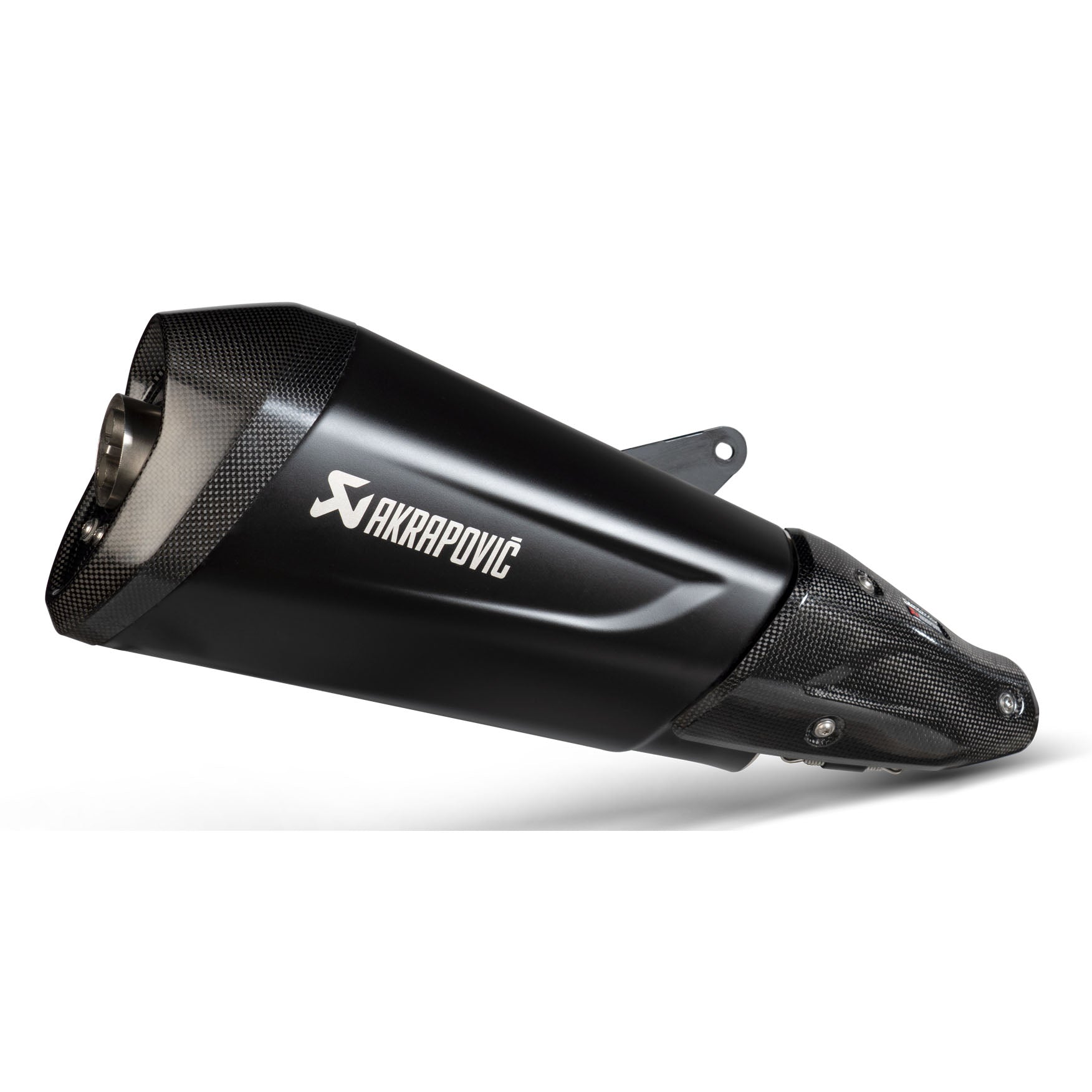 Z- VESPA GTS300 2021 SS BLACK SLIP-ON CF TIP