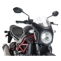 Retro Semi Fairing Black Housing Windshield - Suzuki SV650 17-