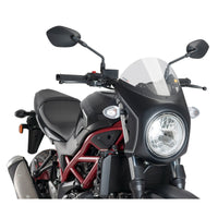 Retro Semi Fairing Black Housing Windshield - Suzuki SV650 17-