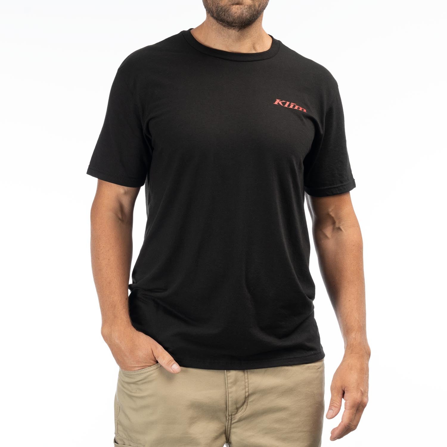 Mountain Peak Tri-blend Black/Chili Pepper Men T-Shirt