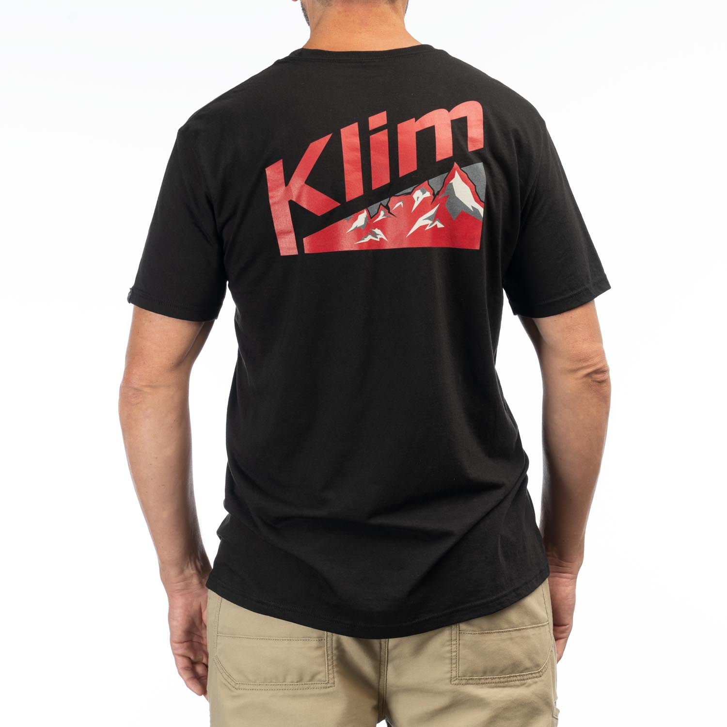 Mountain Peak Tri-blend Black/Chili Pepper Men T-Shirt