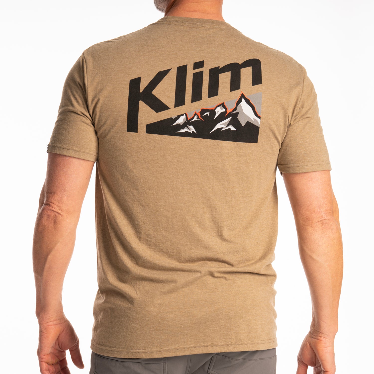 Mountain Peak Tri-blend Coyote Brown Heather Monument Men T-Shirt