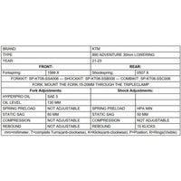 Progressive Fork & Shock Springs Standard & 30mm Lowering - KTM Adventure R 890 & Norden 901 Expedition
