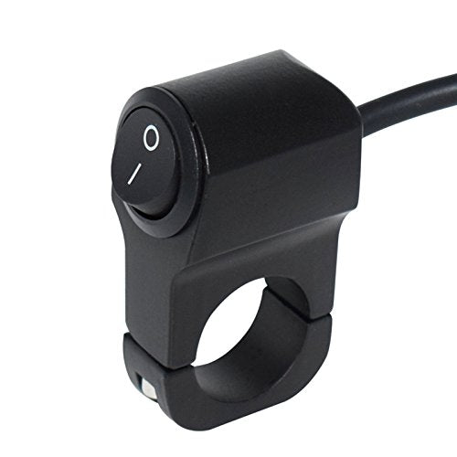 7/8" Motorcycle Handlebar Mount ON-OFF Switch DC 12V For Motorbike Fog Lamp Head Light Electrical System