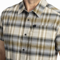 Nero Men Short Sleeves Stretch Shirt