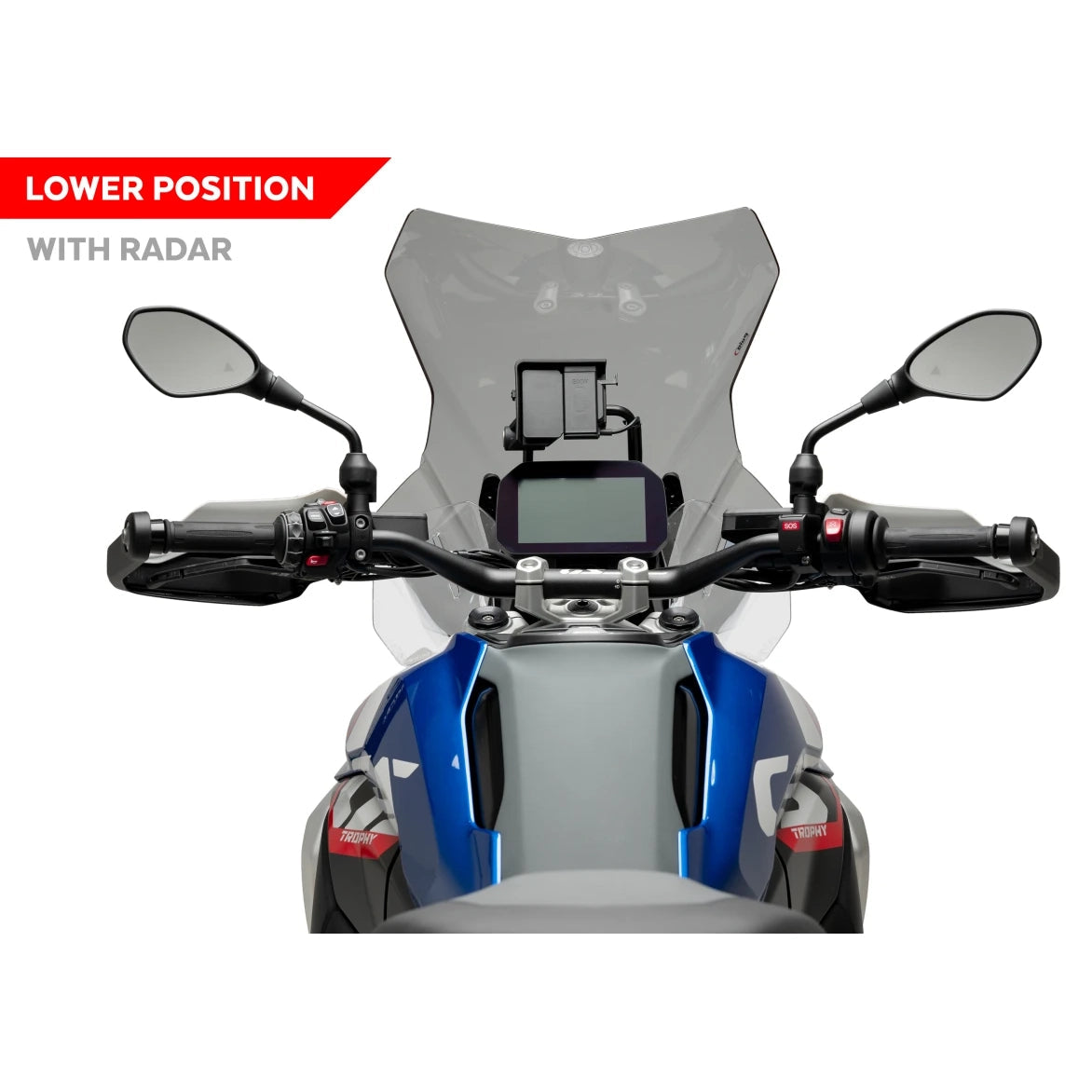 Windshield Touring - BMW R1300GS with Radar