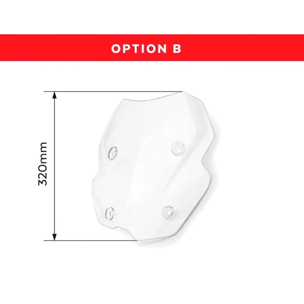 Pare-Brise Touring avec Déflecteur - BMW F750GS avec Pare-Brise Original Touring