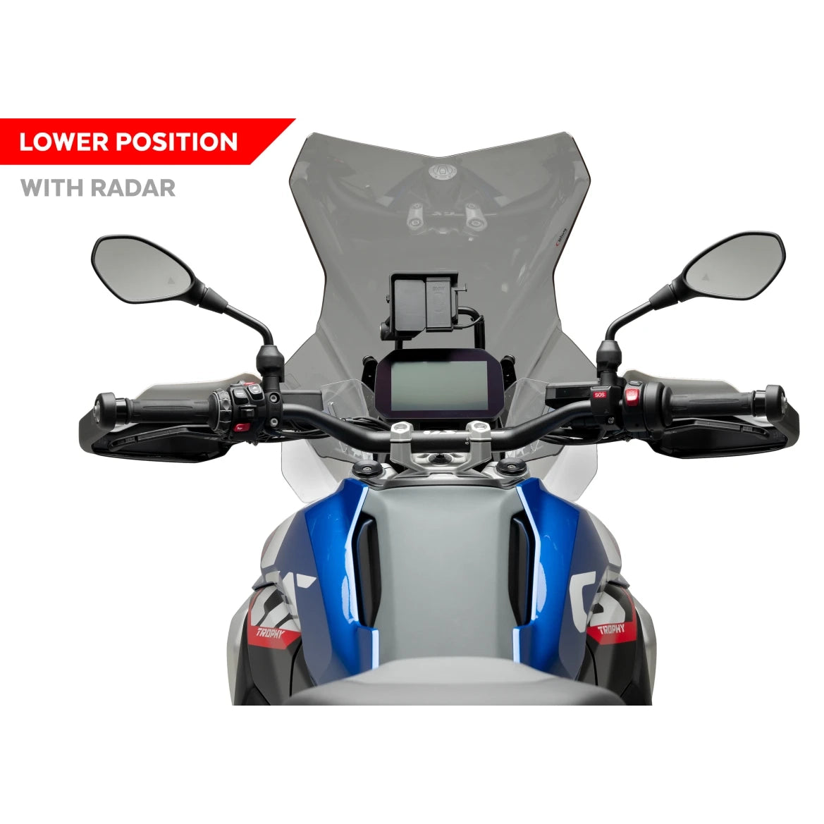 Windshield Touring - BMW R1300GS with Radar