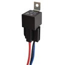 JD1912 Relay Harness 12V 40A 4 Pin SPST 12AWG Harness Sockets with Color-Labeled Wires