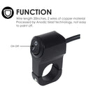7/8" Motorcycle Handlebar Mount ON-OFF Switch DC 12V For Motorbike Fog Lamp Head Light Electrical System