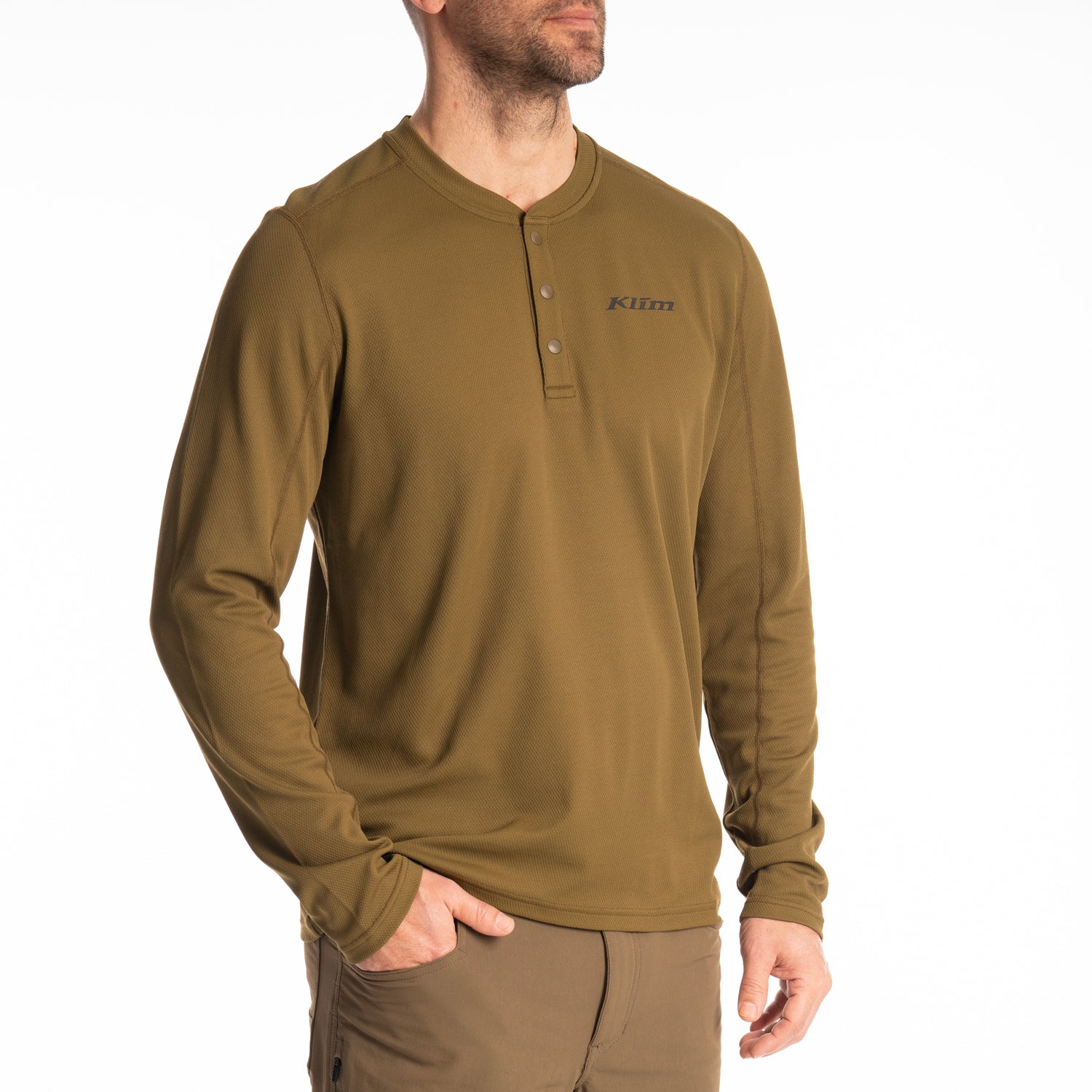 Sidewinder Wool Men Long Sleeves Shirt